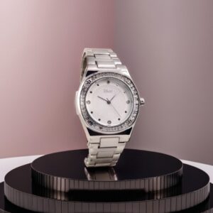 Female Dior watch with Color bracelet
